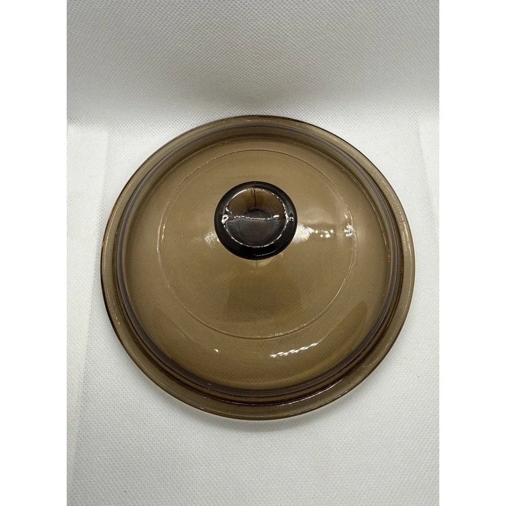 Corning Ware Pyrex‎ Vision Cookware V-1-C  Amber  smoked Lid Only Replacement